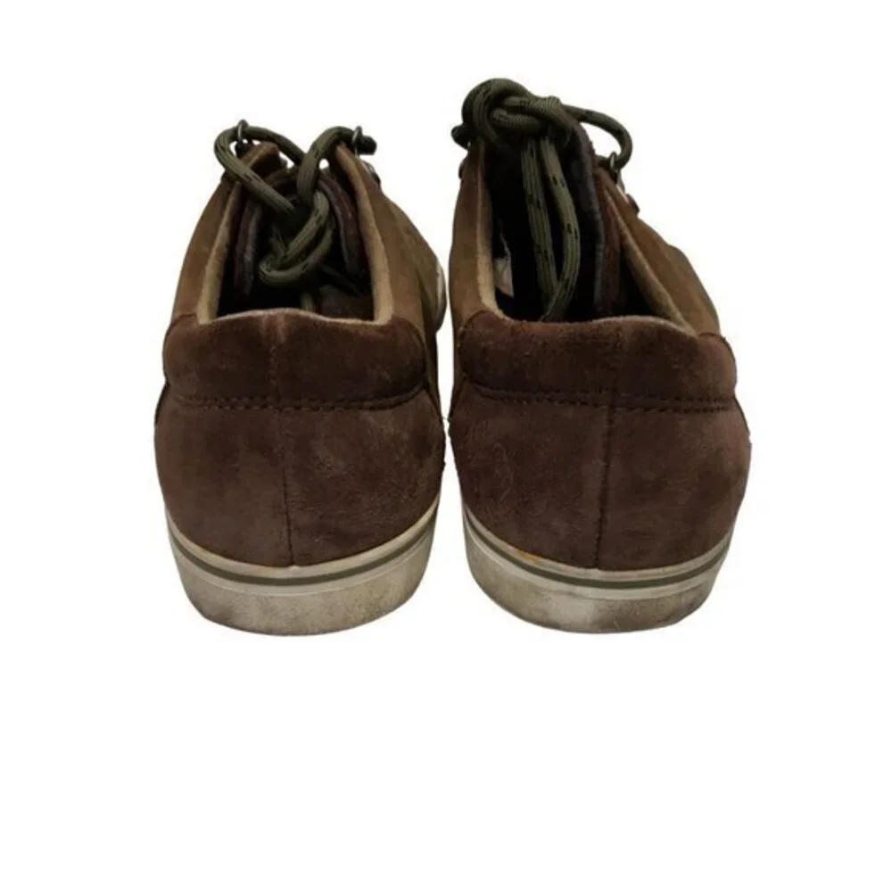 UGG Baysider Grizzley Brown Mens‎ Low Top Sneakers Shoes Size 8 Pre-Owned